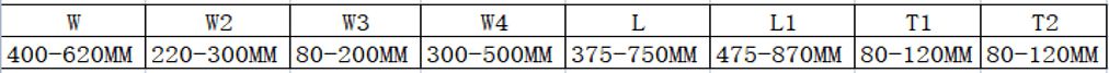 Specifications of Valve Bag